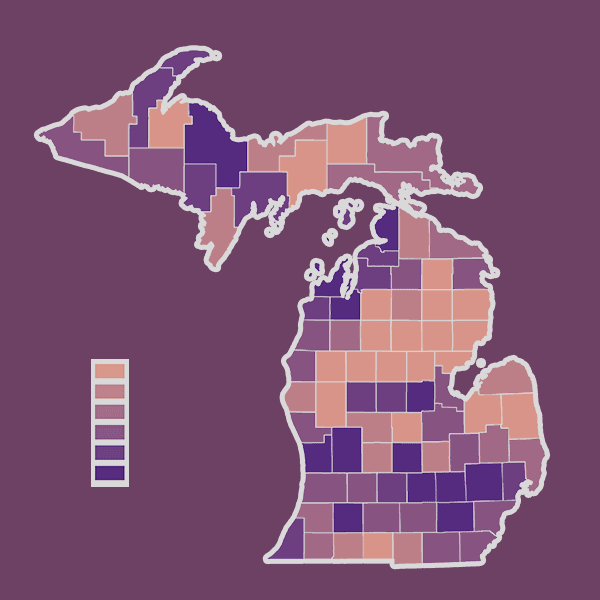 Map of Michigan